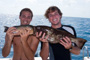 slides/IMG_7232.jpg Catch, Erik, Kyle, OkieDokie, On Water, Spearfishing Atlantic July 26 2010 IMG_7232